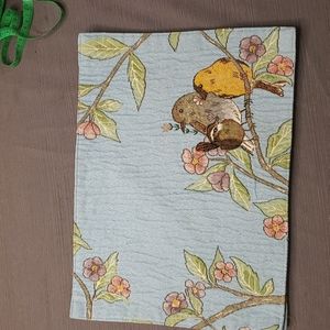 Set of 2 Machine Embroidered Placemats EUC